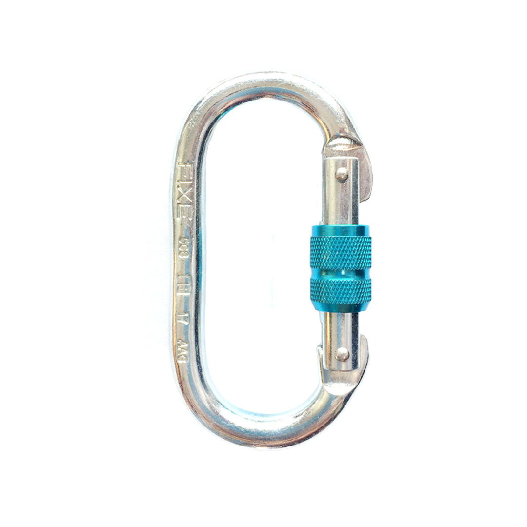 Fixe Steel Oval Safety Screw Carabiner